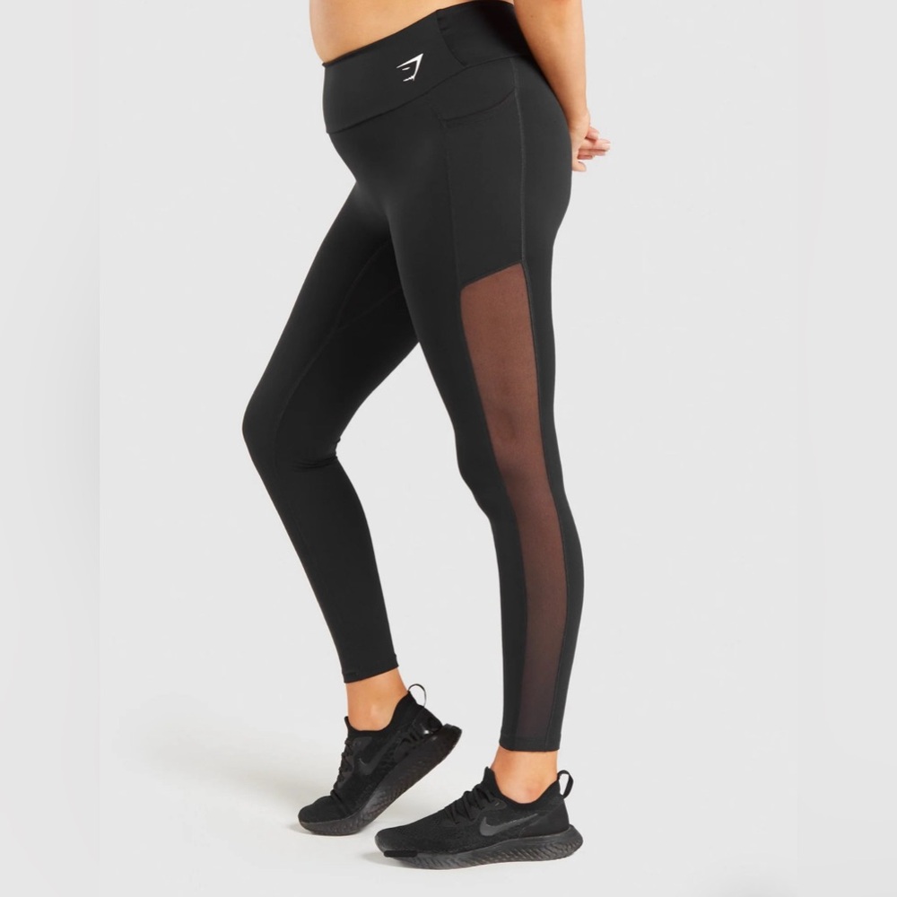 GYMSHARK Training Mesh Pocket Leggings Size M